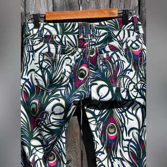 Lilly Pulitzer Palm Beach Fit peacock Feather Prints Pants - Picture 11 of 12